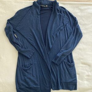Athleta Blue Yoga Sweater size Medium